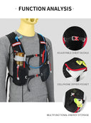 Ultra-Lightweight INOXTO 5L Trail Running Hydration Vest