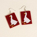 Exaggerated Cartoon Animal Earrings Unique Hip-Hop Jewelry