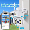 Outdoor Surveillance Camera: Enhanced AI Detection & Dual Lens Technology  ourlum.com   