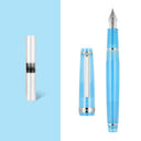 Sky Blue Jinhao 82 Fountain Pen Acrylic Barrel Fine Nib