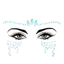 3D Sexy Face Tattoo Stickers Temporary Tattoos Glitter Fake Tattoo Rhinestones Masquerade for Women Party Face Jewels Tattoo  ourlum.com NO.20  