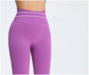 Seamless High Waist Nude Yoga Pants Women's Hip Lifting Fitness