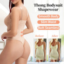 Lace Thong Bodysuit Shapewear for Women - Seamless Slimming & Tummy Control