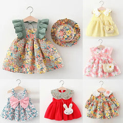 Beach Princess Baby Dress Set: Charming Summer Style for Girls