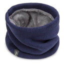 Unisex Solid Cashmere Plush Warm Winter Ring Scarf New