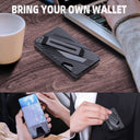 Wallet for Men Slim Aluminum Money Clip RFID Blocking Wallet