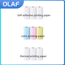 Mini Printer Colorful Adhesive Label Sticker Wireless Inkless