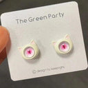 Kiss Jewelry Cute Monster Eyes Stud Earrings Trendy Kpop Fashion Gift