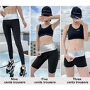 High Waist Sauna Compression Shorts for Women Slimming Shaper