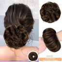 Messy Curly Chignon Bun Wig Stylish Hairpiece for Women