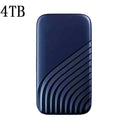  Portable SSD: Fast Storage & Enhanced Durability  ourlum.com Blue 4TB  