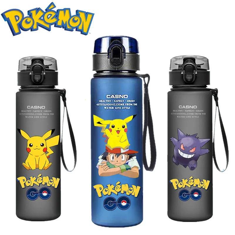 Pikachu Cartoon Character 560ML Portable Water Bottle for Kids - Official Pokemon Merchandise Suitable for Ages 14 and Above  ourlum.com   