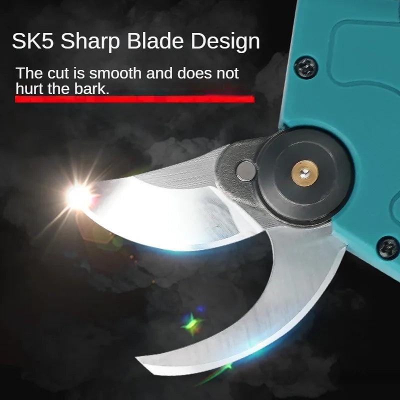 Brushless Electric Pruning Shears Garden Tool Pruner Cordless Electric Garden Scissors Fruit Tree Compatible Makita 18V  ourlum.com   