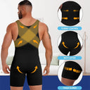 Men's Slimming Compression Bodysuit - Ultimate Body Shaper & Tummy Control Underwear