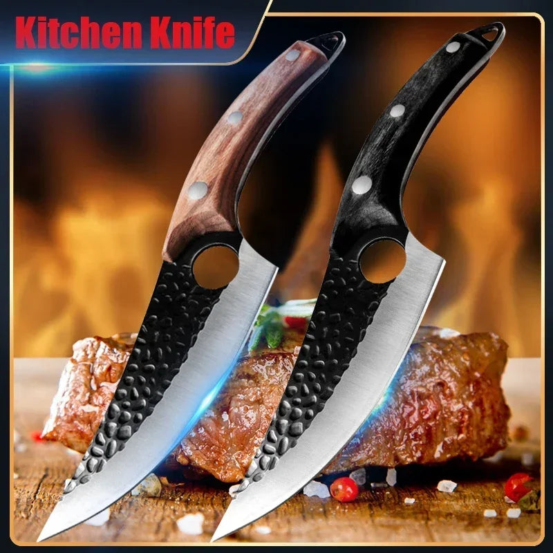 Professional Stainless Steel Boning Knife for Meat and Fish