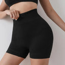 High Waisted Seamless Women's Yoga Shorts with Butt Lifting Scrunch