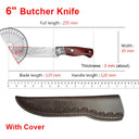 Professional Stainless Steel Boning Knife with Rosewood Handle