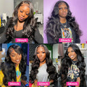 30 Inch Luxury Brazilian Body Wave Lace Front Wig Set