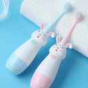 New Smart Electric Toothbrush Cute Bunny Cartoon Kids Fun