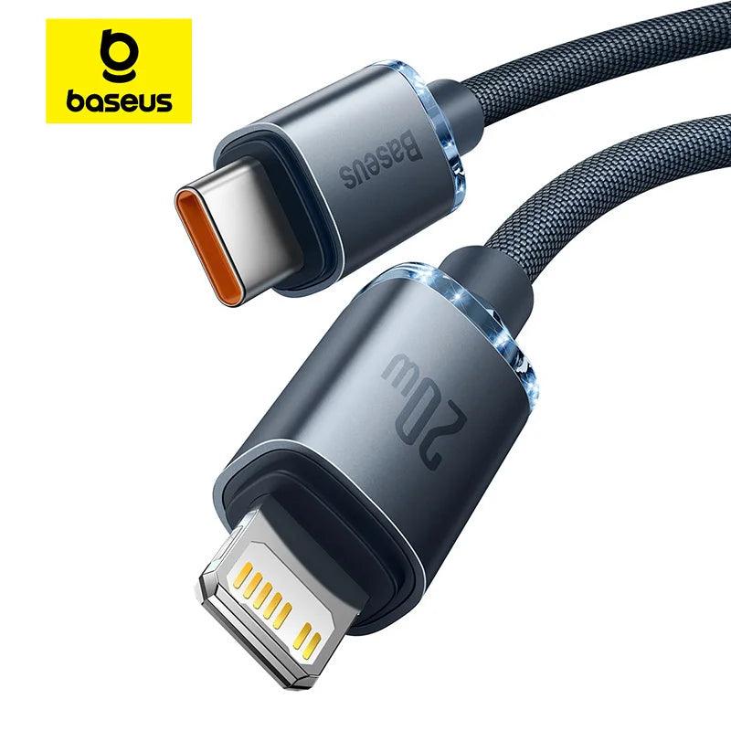 Fast Charging Baseus USB C Cable for iPhone 14 13 12 Pro X 8 - Durable Design & High Transmission Rate  ourlum.com   