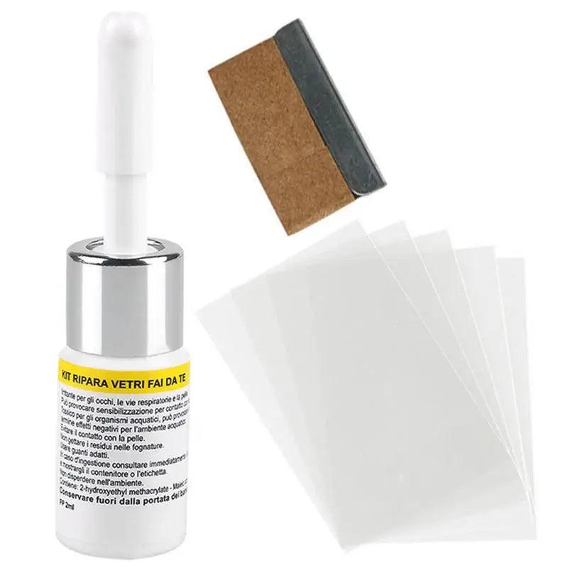 Windshield Crack Repair Kit with Glass Resin - Easy DIY Auto Window Scratch Fix  ourlum.com   