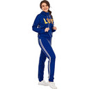 2 Piece Set Women Outfit LOVE Letter Print Tracksuit Plus Size