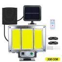 Solar LED Motion Sensor Security Light Wireless Outdoor Floodlight