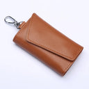 New Genuine Leather Keychain Men Key Holder Organizer Pouch