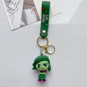 New 3D Anime Figures Keychain Doll Toys INSIDE OUT Gift