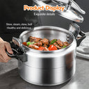 9L Aluminum Pressure Cooker High Capacity Induction Gas Compatible