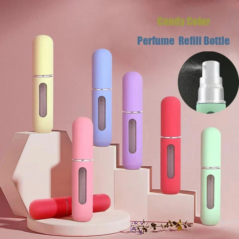 Luxury Travel Perfume Atomizer Spray: Portable Refillable Container for On-The-Go Glam