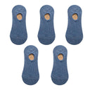 Breathable Mesh Men's Cotton Socks - Pack of 5 Pairs, Non-slip Silicone, Summer Thin Sports Socks  Our Lum 5 blue EU 37-45 