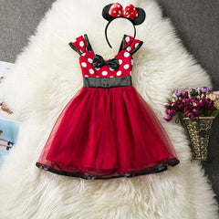 Baby Princess Polka Dot Dress: Halloween & Christmas Costume