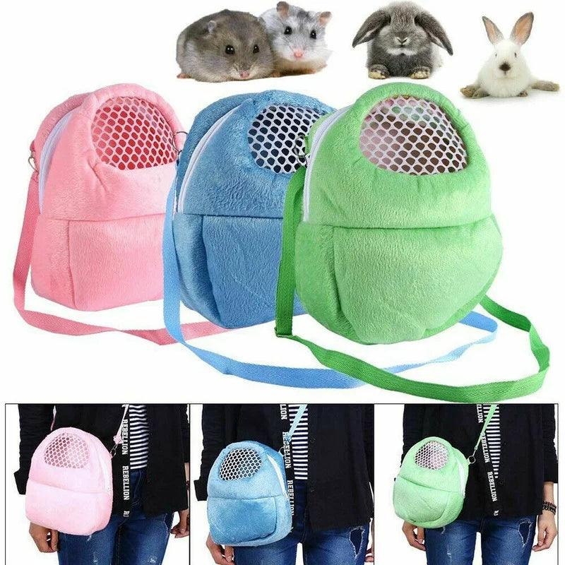 Cozy Velvet Pet Carrier for Small Pets: Safe Travel Bag & Bed  ourlum.com   