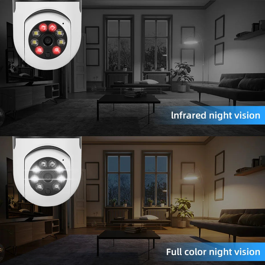 Fuers Smart Home Security Camera: Full Color Wifi Indoor Mini Surveillance Cam  ourlum.com   