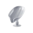 Leaf Shape Soap Holder Durable Box with Suction Cup Essential