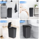 Bathroom Touchless Trash 12L Motion Sensor Trash Can