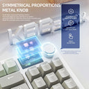 K86 Wireless Hot-Swappable Mechanical Keyboard Bluetooth 2.4g