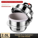 Portable Stainless Steel Pressure Cooker for Quick Cooking