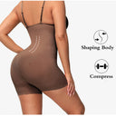 GUUDIA Seamless Open Crotch Shapewear Bodysuit for Tummy Control & Butt Lifting