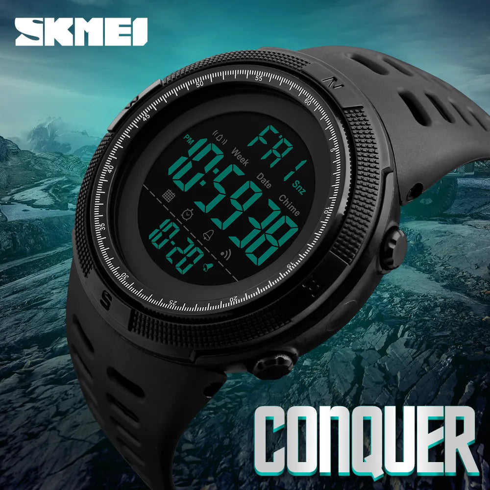 SKMEI Men's Waterproof Sports Chronograph Watch: Stylish & Functional Timepiece  ourlum.com   