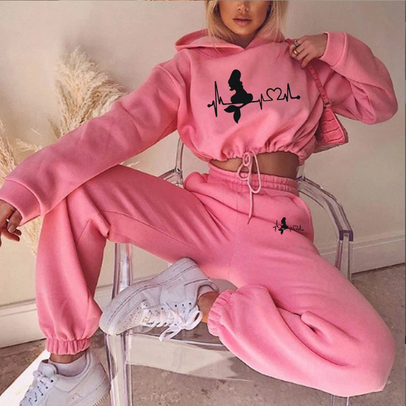 Sets for Women 2 Pieces Drawstring Women's Tracksuit 2024 Jogging Short Style Set Hoodie Casual Comfortable Hot Sales Daily Suit