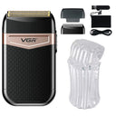 VGR Rechargeable 3-Speed Beard Hair Electric Shaver Men