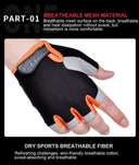 Hot Cycling Antislip Antisweat Half Finger Gloves Unisex