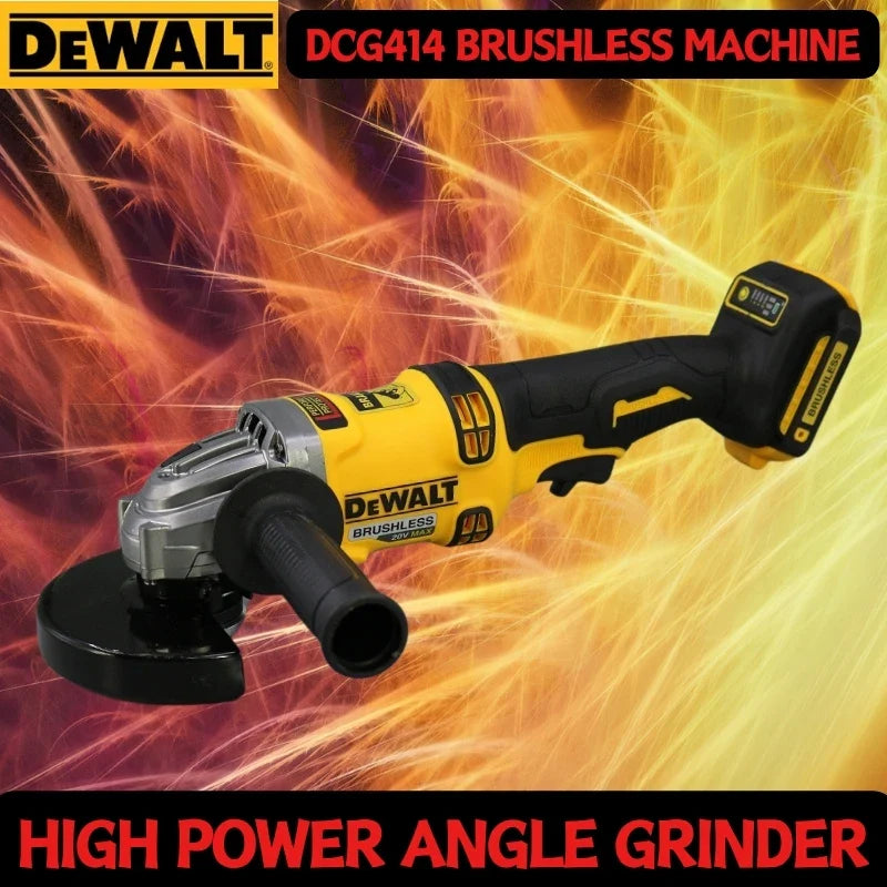 Dewalt Brushless Angle Grinder - 125/100mm Electric Cutting Tool for Home Use