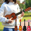 21 Inch Basswood Ukulele 6 Strings Mini Acoustic Guitar