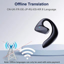 Wireless Translator Earbuds BT Headphones with Microphones