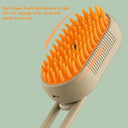 Steamy Dog Brush Electric Spray Cat Hair Brush 3 in1 Grooming Tool