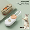 Steamy Dog Brush Electric Spray Cat Hair Brush 3 in1 Grooming Tool