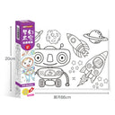 Children's DIY Coloring Paper Roll Creative Drawing Fun Toy